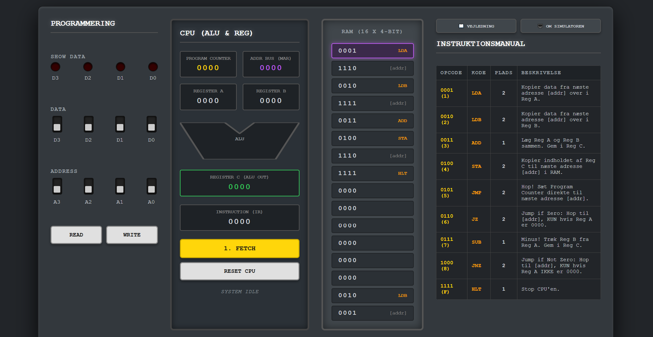 CPU screenshot